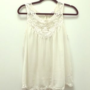 Lace tank